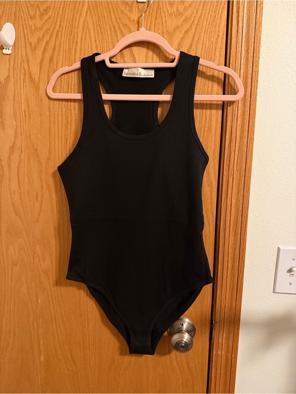 🫶🏼5 for $45!!🫶🏼 Zenana Outfitters Kids Black Racerback Tank One-Piece